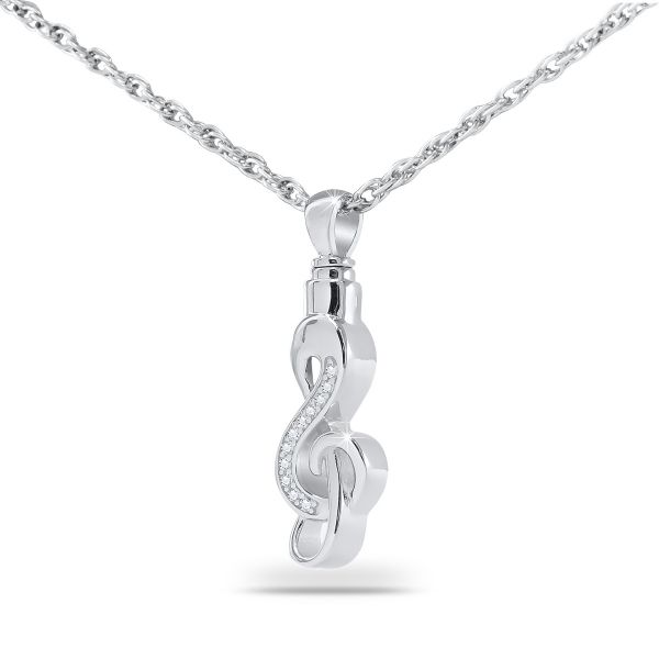 Sweet Music Ash Steel Pendant